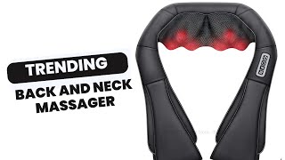 Trending Back and Neck Massager Versatile neck and back massager Can be used at home or on the go [upl. by Modeste]