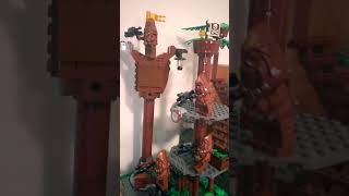 Crazy Kashyyyk Clone Troopers vs Wookiee Warriors MOC using 7261 Clone Turbo Tank w 2005 minifigs [upl. by Tate]