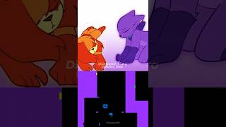 The Fall of Harmony AU Pt 3 Smiling Critters Animation  Blue Bouncing Square [upl. by Redneval]