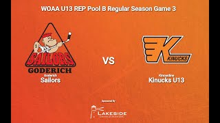 Kincardine Kinucks U13 T2 vs Goderich Sailors U13 Rep [upl. by Eenaej]