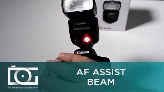 CANON 430 EX III RT TUTORIAL  Does It Have an Auto Focus Assist Beam [upl. by Tager505]