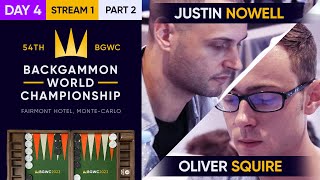 54th Backgammon World Championship  Day 4  Stream 1  Part 2  WC Main Undefeated [upl. by Asel]