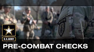 US Army • PreCombat Checks [upl. by Lennor513]