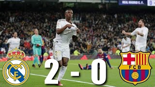 highlights El Clasico Barcelona vs Real Madrid live 20 ।।।।। [upl. by Atinele]