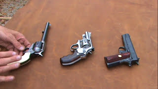 Three Basic Handgun Types [upl. by Pellet994]