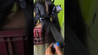 without extensions hair do ❣️hairstyle hairtransformation hairtutorial [upl. by Orfinger]