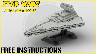 LEGO TUTORIAL  Star Wars  Imperial Star Destroyer  16000 [upl. by Lars]