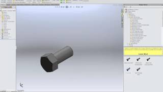 SOLIDWORKS – Removing Toolbox Status [upl. by Leahcimrej987]