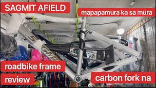 SAGMIT AFIELD RB FRAME REVIEW  naka carbon fork mapapamura ka sa mura panalong panalo [upl. by Eirrahs186]