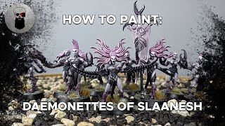 Contrast How to Paint Daemonettes of Slaanesh [upl. by Aennyl479]