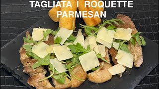 TAGLIATA de Porc  Roquette  Parmesan cuisine italy cooking bonappétit [upl. by Smalley]