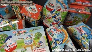 50 x Kinder Surprise Egg Easter Special Extrem Rare Packs Kinder Überraschung  Oster Edition [upl. by Meyers]