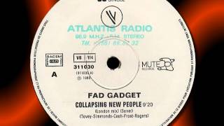 FAD GADGET quot Collapsing New People quot [upl. by Drallim]