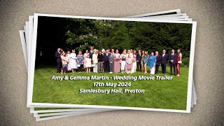 Amy amp Gemma Martins Wedding Day Movie Trailer [upl. by Jay970]