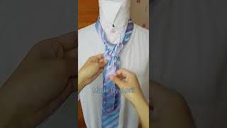 How to Tie a tie The Merovingian Necktie Knot  Tying necktie for Men Tutorial tie tricks fashion [upl. by Anaahs]