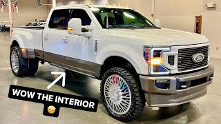 2022 King Ranch F350 ✅ Walk Around Video 26” wheels 😮 Star White Metallic [upl. by Faux]