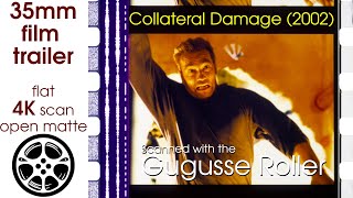 Collateral Damage 2002 35mm film trailer flat open matte 4K CROPPED [upl. by Emmett990]