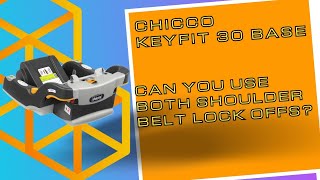 Chicco Keyfit 30 Base Can You Use Both Lock Offs Wnen Installing With Seat Belt [upl. by Comyns]