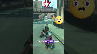 If You Jump Off a Moving Bike Before Hitting Cops in Every GTA Game gta gtaonline gta5 gta6 [upl. by Ayvid574]