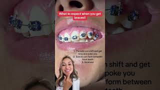 What to Expect After Getting Braces braces braceproducts braceson [upl. by Daveen]