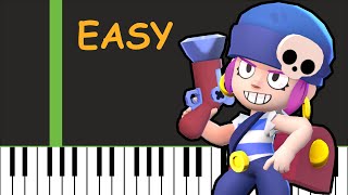 Lose Theme  Brawl Stars  Easy Piano Tutorial [upl. by Mackay]