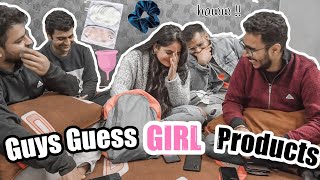 Quizzing BOYS On Female Products  Guy Friends Guess Girl Products  Mamta Thakur [upl. by Ware177]