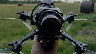 Blackmagic Micro Studio Camera 4K G2 on the Strawhat Aerial Vulture  FPV [upl. by Ayote]