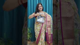 Meesho Trending Sarees meeshohaul youtubeshorts [upl. by Danyette886]