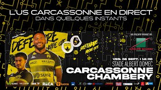 Championnat Nationale  US Carcassonne VS SO Chambéry [upl. by Ahsiemal]