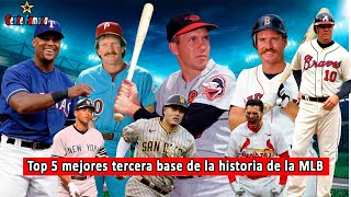 Top 5 Mejores Tercera Base De La Historia De La MLB [upl. by Risley]