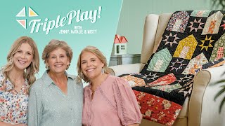 Triple Play How to Make 3 NEW House Block Quilts  Free Quilting Tutorial [upl. by Sculley]