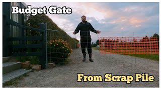 We Made A Taranaki  Wire Gate From Scrap Metal [upl. by Elata916]