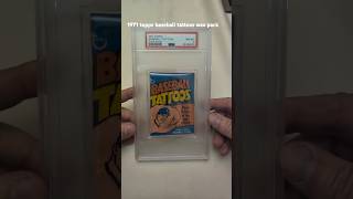 Collectible of the day 33 1971 Topps baseball tattoos wax pack sportscards toppshobby [upl. by Avehstab]