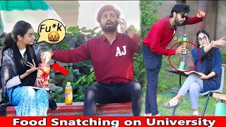 Food Snatching Prank on University  BY AJAhsan [upl. by Nnairret]