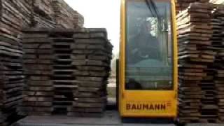 SeitenstaplerSideloader HX 50 Baumann Srl Cavaion TIMBER  HOLZ [upl. by Cassandry]