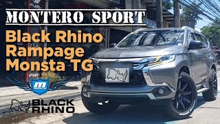 Black Rhino Rampage 20quot wrapped with Monsta TG 275x55 R20 on a Montero  RNH Tire Supply [upl. by Eydnarb941]