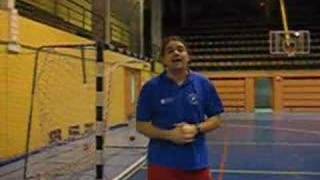 Porteros de balonmano  Explicación de extremos 1 [upl. by Ennairda]