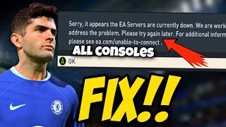 How To Fix FIFA 23 Unable To Connect To EA Servers on All Consoles [upl. by Raybin]