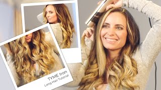 TYME Iron Tips For Curling On Long Hair [upl. by Ronel]