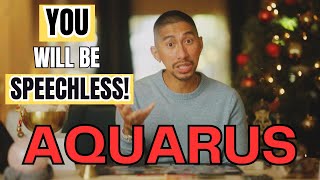 AQUARIUS ⚠️ SOMETHING HUGE IS COMING YOUR WAY DECEMBER TAROT HOROSCOPE [upl. by Nongim]