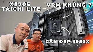 ASRock X870E TaiChi VRM 24 Phase có THỪA hay không tiensuthay và DuyViu [upl. by Anytsyrk]