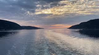 Entering the St Lawrence Seaway Canada  Leaving the Gulf of St Larwence [upl. by Herodias]