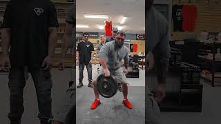 100 45lb Plate Flip CHALLENGE [upl. by Janela689]