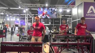 Nord Piano 3 and Nord Drum 3 Demo  Musikmesse 2016  Matt Cossey amp Band ProlightandSound 2016 [upl. by Kluge321]