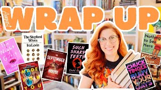 August Reading Wrap Up 2024 THREE 5 STAR BOOKS this month Thriller • Horror • Feminist [upl. by Ayerf946]