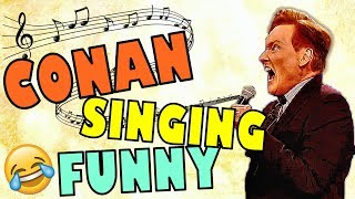 Top Funniest weirdest Conan Singing moments [upl. by Haggai768]