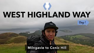 Episode 1 Milngavie to Conic Hill West Highland Way 2024 [upl. by Goebel]