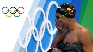 Second chance for a Spanish swimmer after leaving the pool in tears [upl. by Lipscomb]