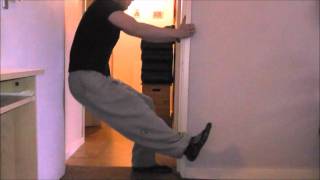 Pistol Squats  Door Frame Assisted [upl. by Laszlo]