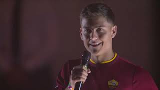 Dybala ai tifosi quotGrazie Roma È un privilegio essere qui Mi viene voglia di entrare allOlimpicoquot [upl. by Waterman847]